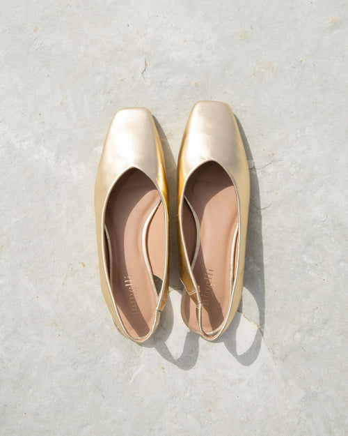 SLINGBACKS KYARA/MET PLATINE - minelli.fr