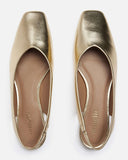SLINGBACKS KYARA/MET PLATINE - minelli.fr
