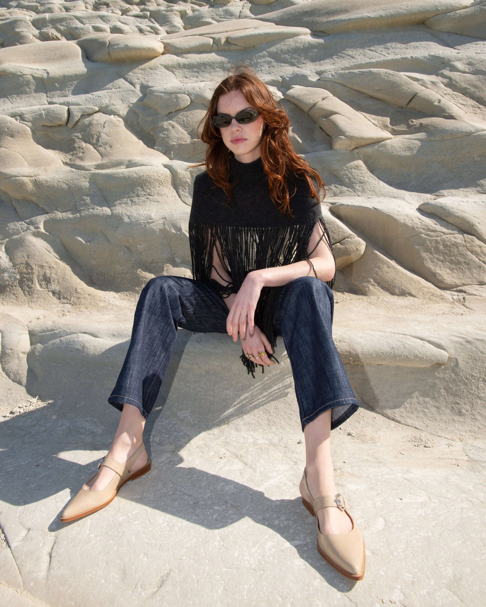 SLINGBACKS MITTY/CRK SABLE - minelli.fr