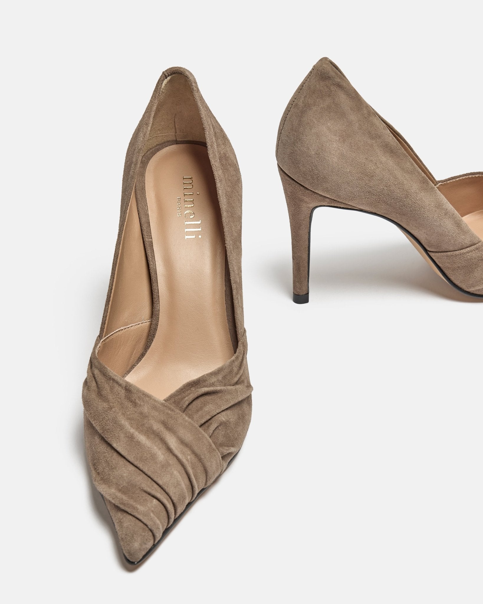 TALON AELYS/VEL TAUPE - minelli.fr