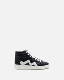 TENNIS CARLA/WOOL NOIR BLANC - minelli.fr