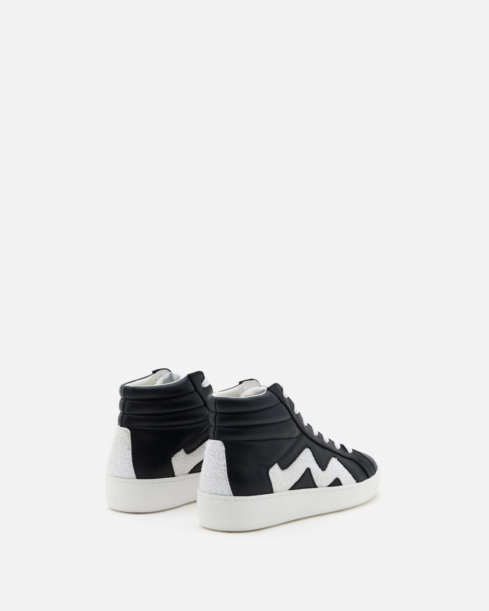 TENNIS CARLA/WOOL NOIR BLANC - minelli.fr